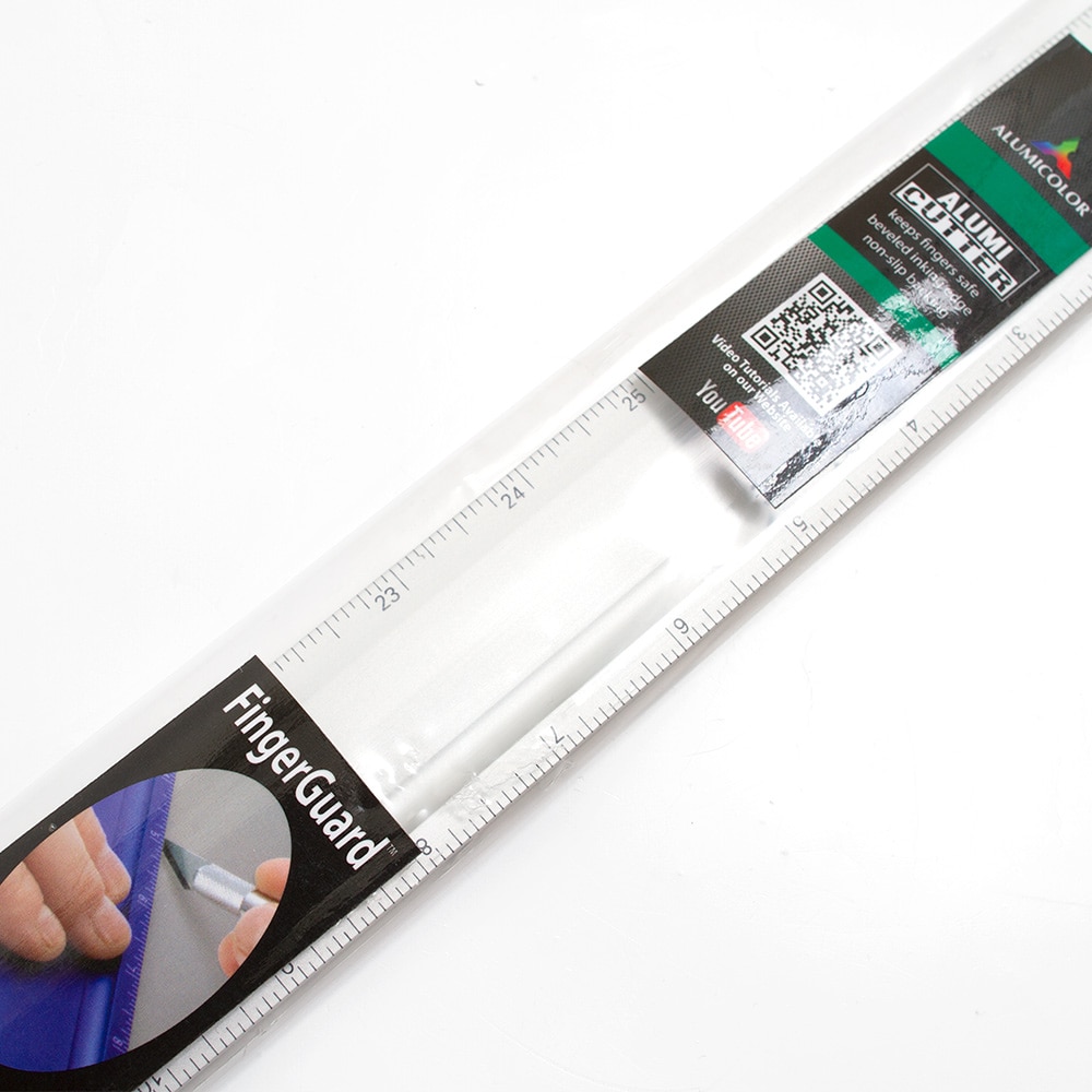 Alumicolor, Cutting Edge, Ruler, 30", Silver